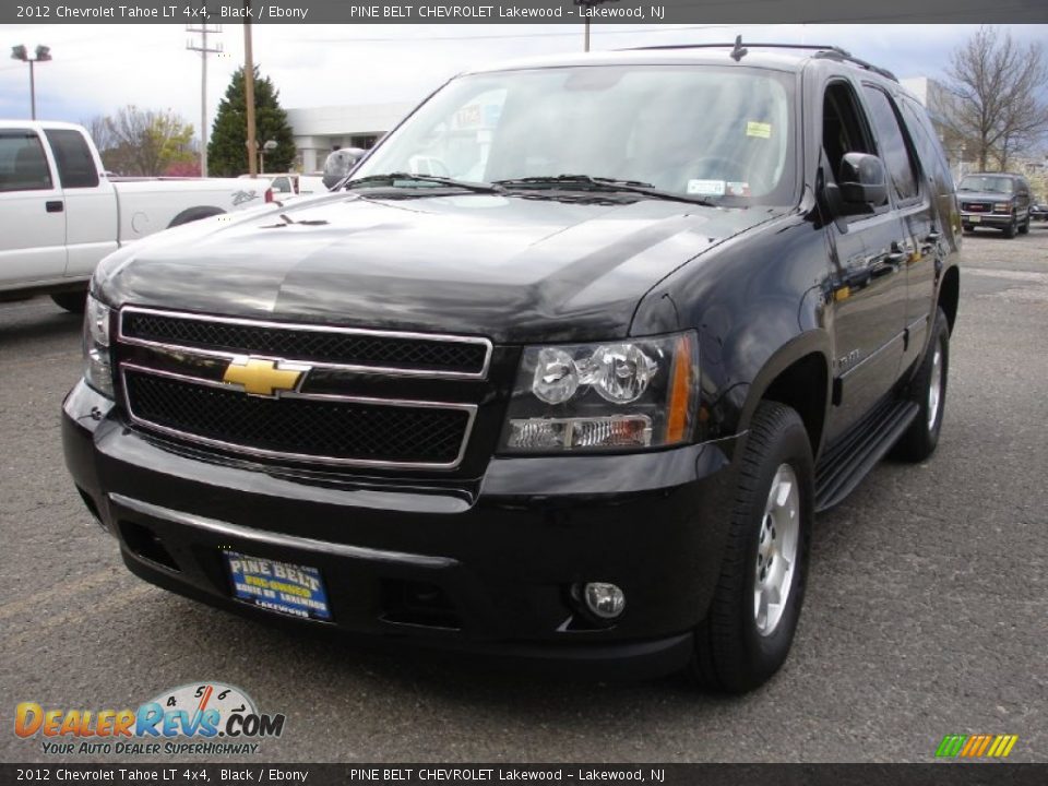 2012 Chevrolet Tahoe LT 4x4 Black / Ebony Photo #1