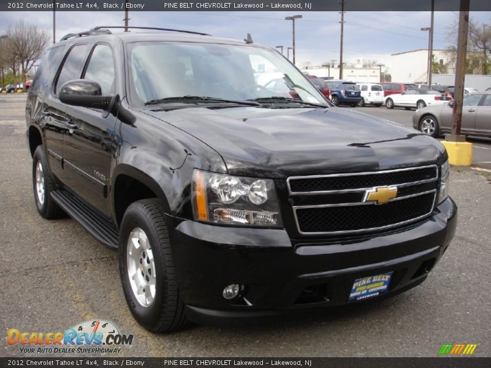 2012 Chevrolet Tahoe LT 4x4 Black / Ebony Photo #3