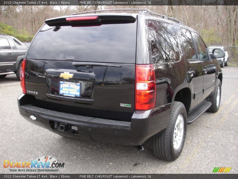 2012 Chevrolet Tahoe LT 4x4 Black / Ebony Photo #4