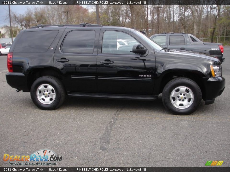 2012 Chevrolet Tahoe LT 4x4 Black / Ebony Photo #7
