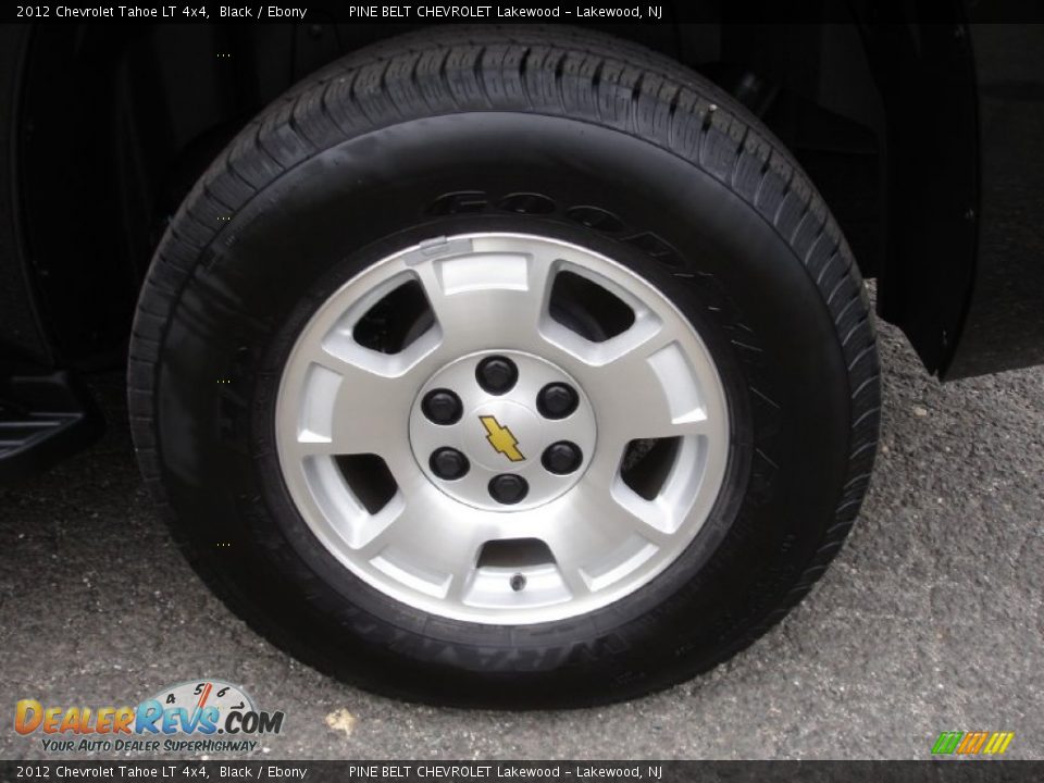 2012 Chevrolet Tahoe LT 4x4 Black / Ebony Photo #8