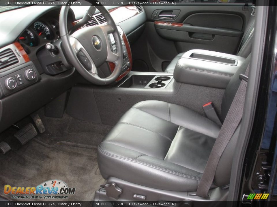 2012 Chevrolet Tahoe LT 4x4 Black / Ebony Photo #10