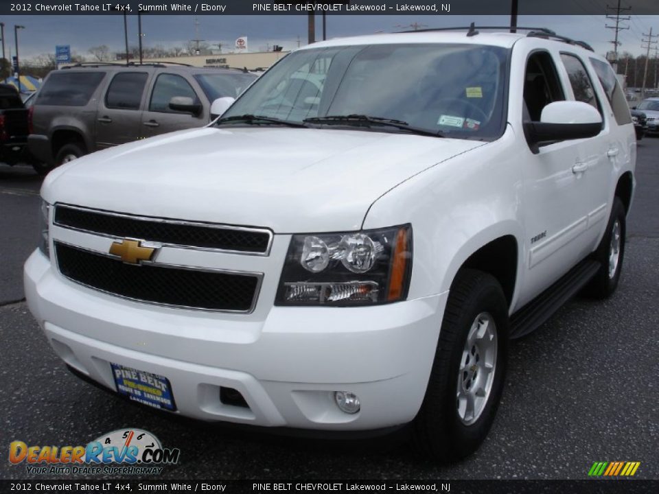 2012 Chevrolet Tahoe LT 4x4 Summit White / Ebony Photo #1