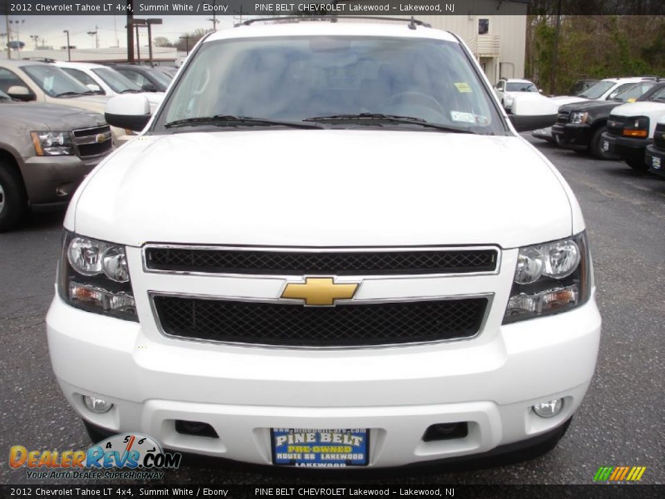 2012 Chevrolet Tahoe LT 4x4 Summit White / Ebony Photo #2