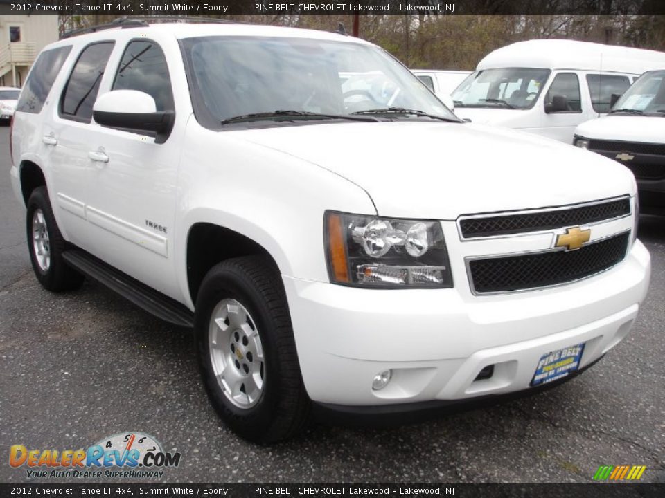 2012 Chevrolet Tahoe LT 4x4 Summit White / Ebony Photo #3