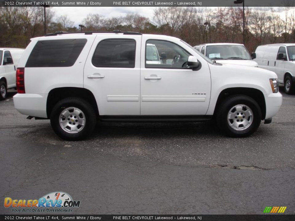 2012 Chevrolet Tahoe LT 4x4 Summit White / Ebony Photo #7