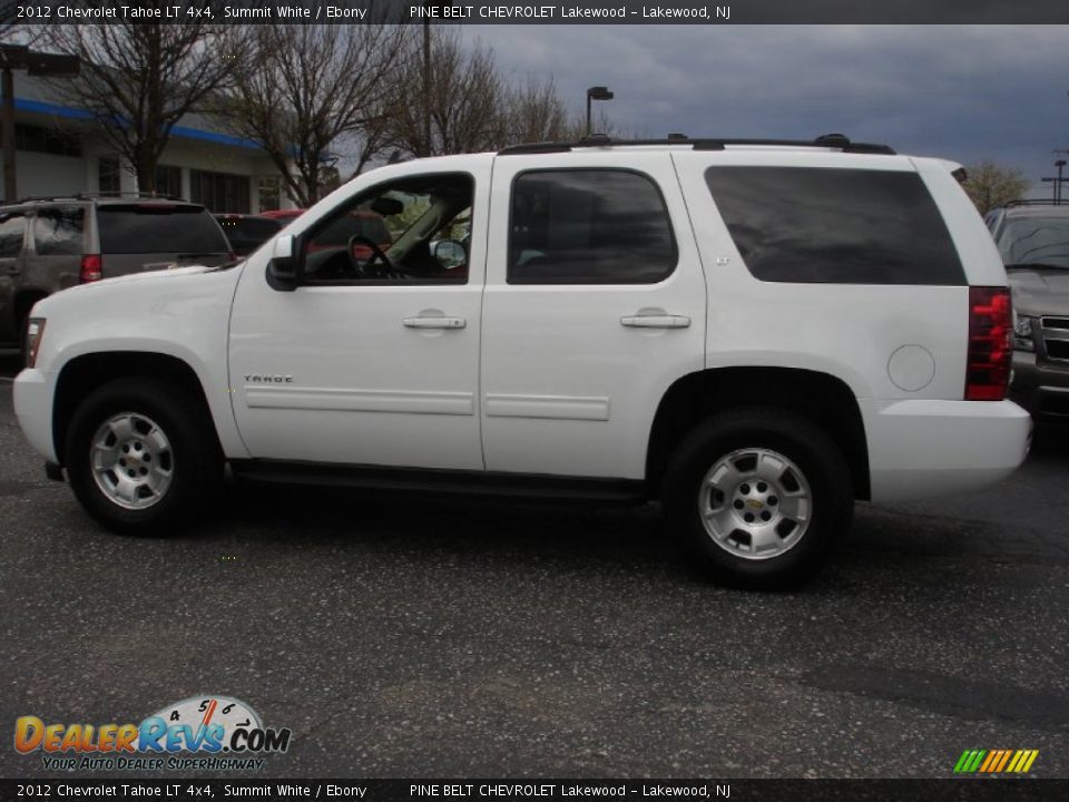 2012 Chevrolet Tahoe LT 4x4 Summit White / Ebony Photo #9