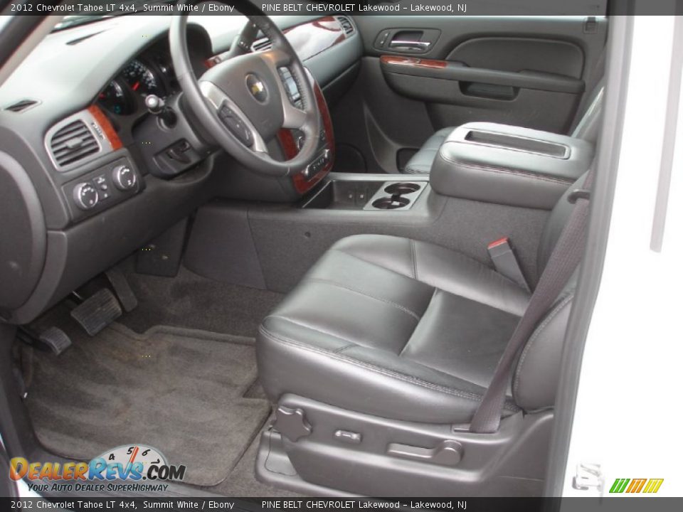 2012 Chevrolet Tahoe LT 4x4 Summit White / Ebony Photo #10
