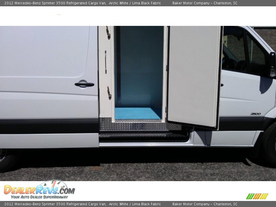 2012 Mercedes-Benz Sprinter 3500 Refrigerated Cargo Van Arctic White / Lima Black Fabric Photo #2