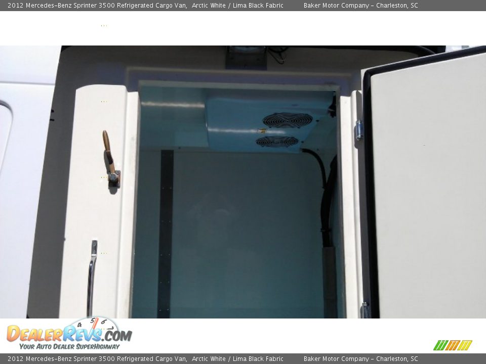 2012 Mercedes-Benz Sprinter 3500 Refrigerated Cargo Van Arctic White / Lima Black Fabric Photo #4