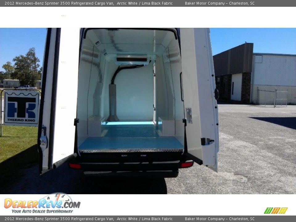 2012 Mercedes-Benz Sprinter 3500 Refrigerated Cargo Van Arctic White / Lima Black Fabric Photo #6