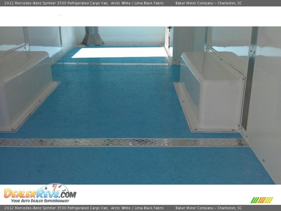 2012 Mercedes-Benz Sprinter 3500 Refrigerated Cargo Van Arctic White / Lima Black Fabric Photo #8