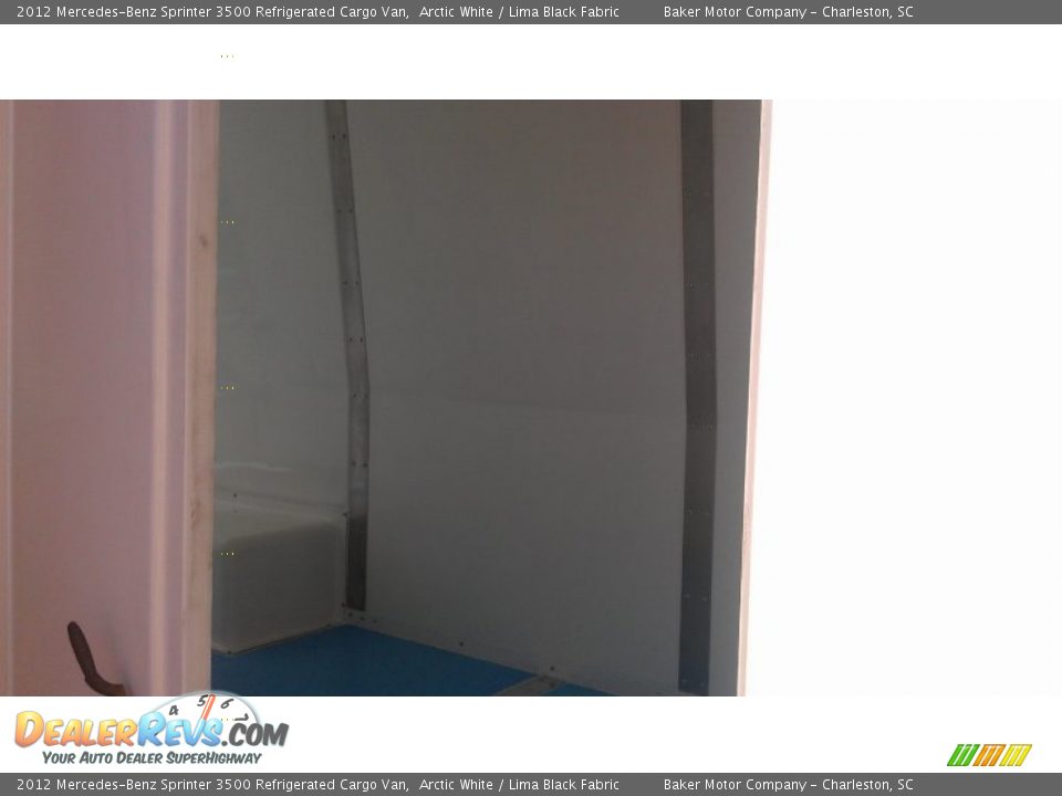 2012 Mercedes-Benz Sprinter 3500 Refrigerated Cargo Van Arctic White / Lima Black Fabric Photo #11