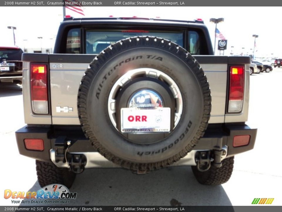 2008 Hummer H2 SUT Graystone Metallic / Ebony Black Photo #6