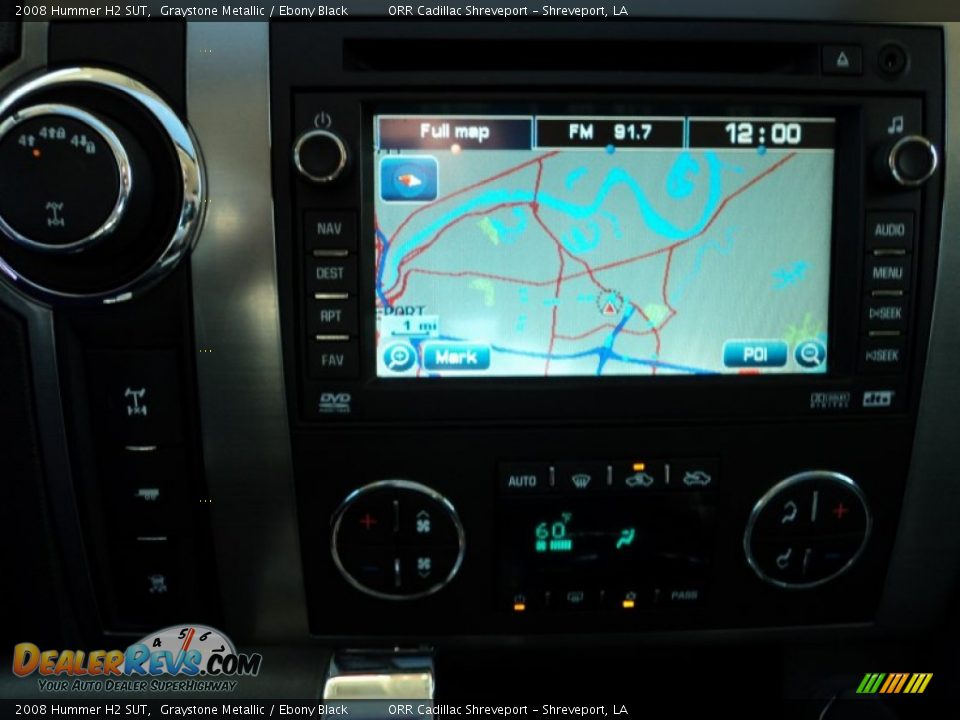 2008 Hummer H2 SUT Graystone Metallic / Ebony Black Photo #16