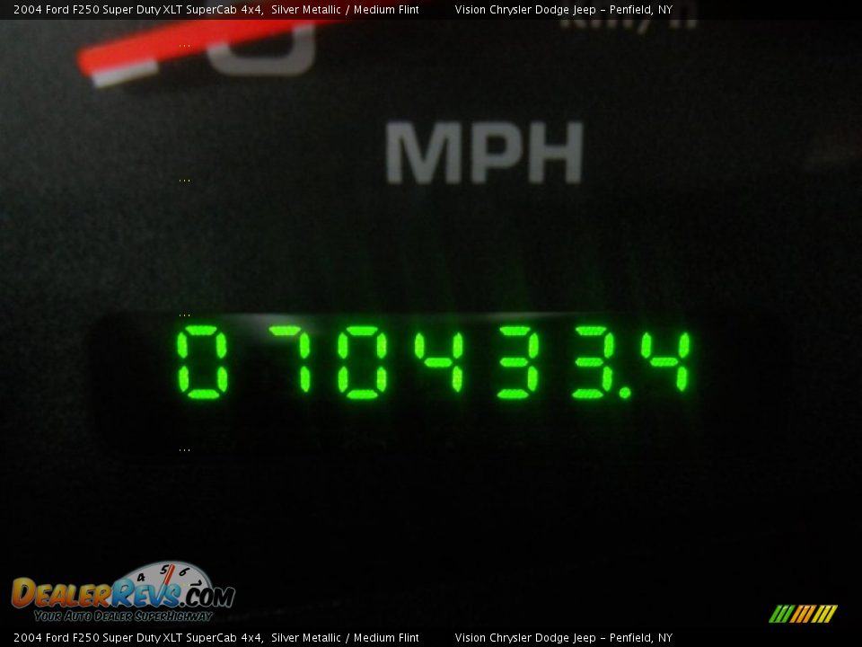 2004 Ford F250 Super Duty XLT SuperCab 4x4 Silver Metallic / Medium Flint Photo #3