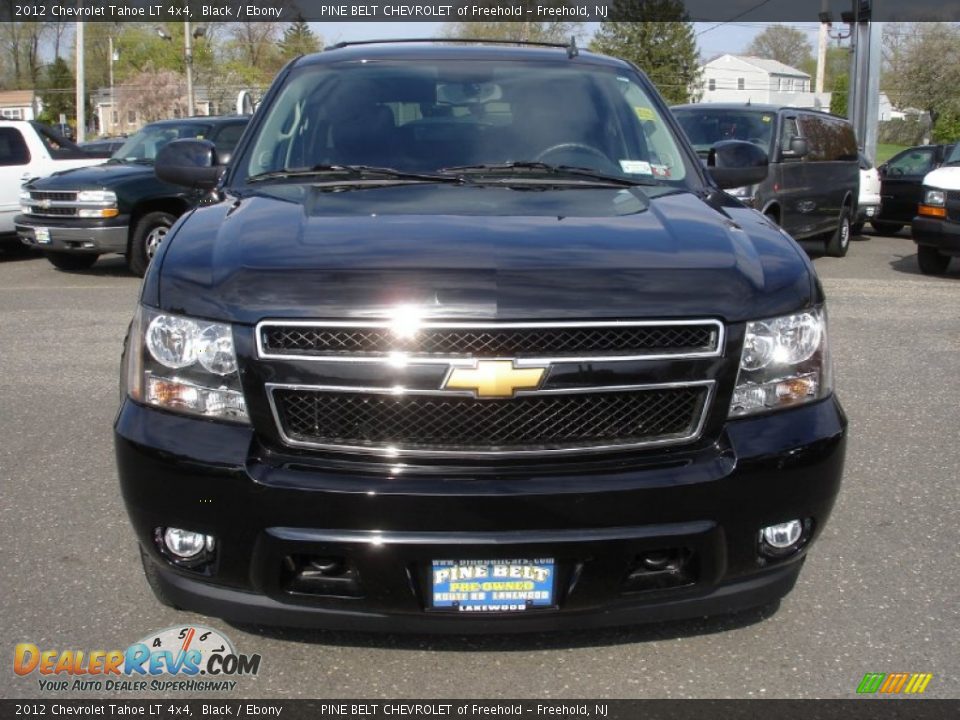 2012 Chevrolet Tahoe LT 4x4 Black / Ebony Photo #2