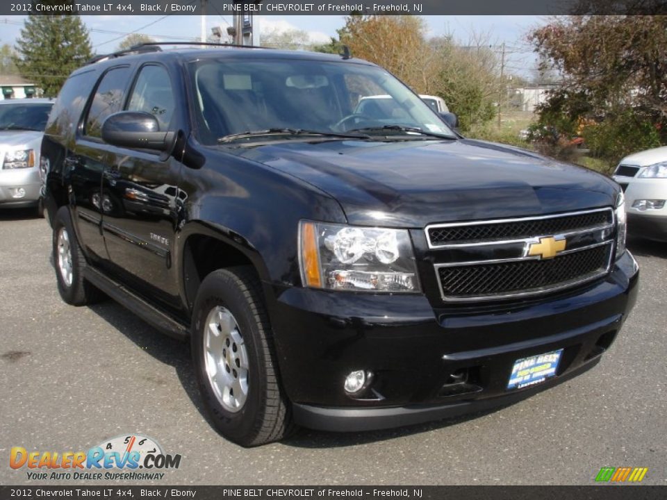 2012 Chevrolet Tahoe LT 4x4 Black / Ebony Photo #3