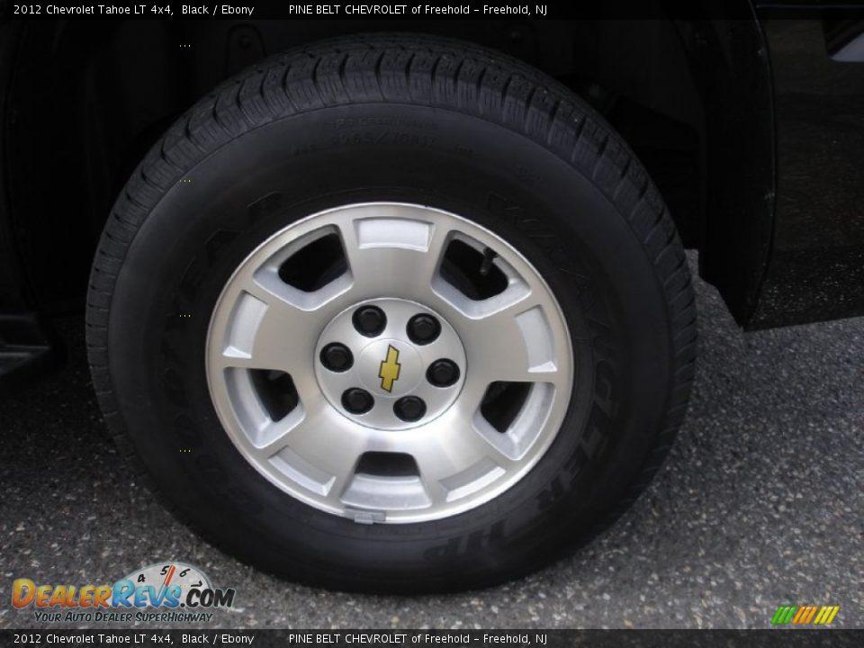 2012 Chevrolet Tahoe LT 4x4 Black / Ebony Photo #8