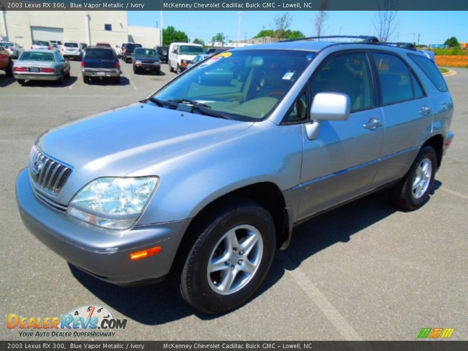 2003 Lexus RX 300 Blue Vapor Metallic / Ivory Photo #1