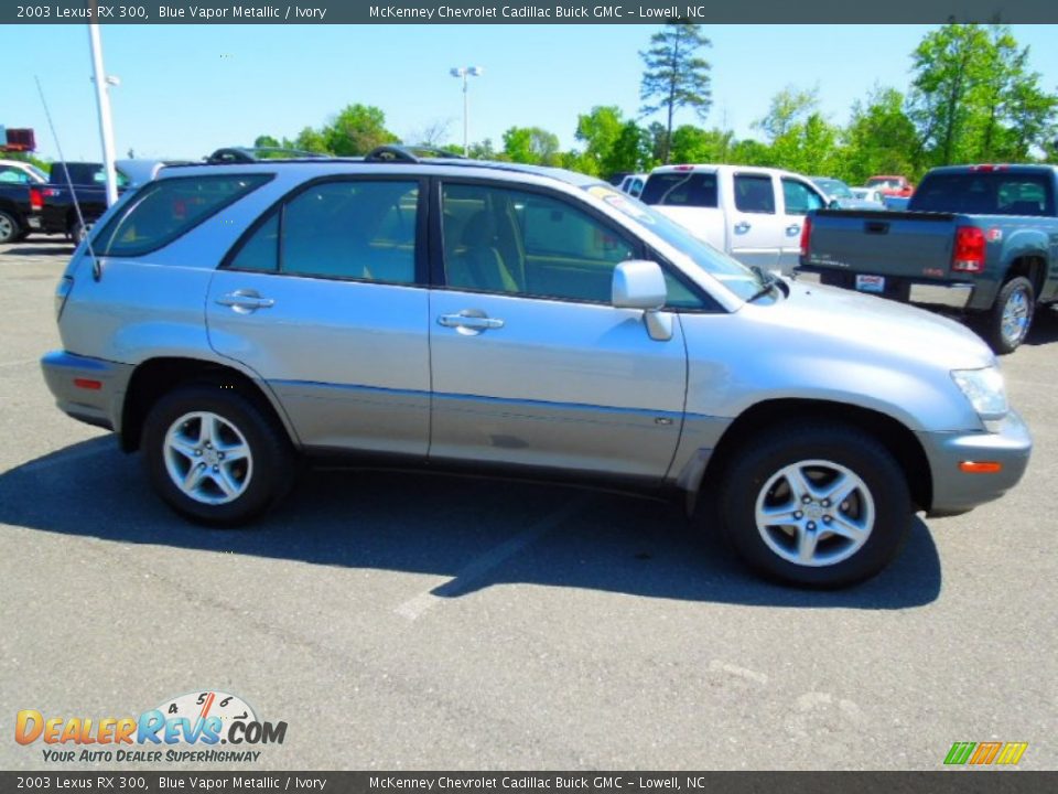2003 Lexus RX 300 Blue Vapor Metallic / Ivory Photo #3