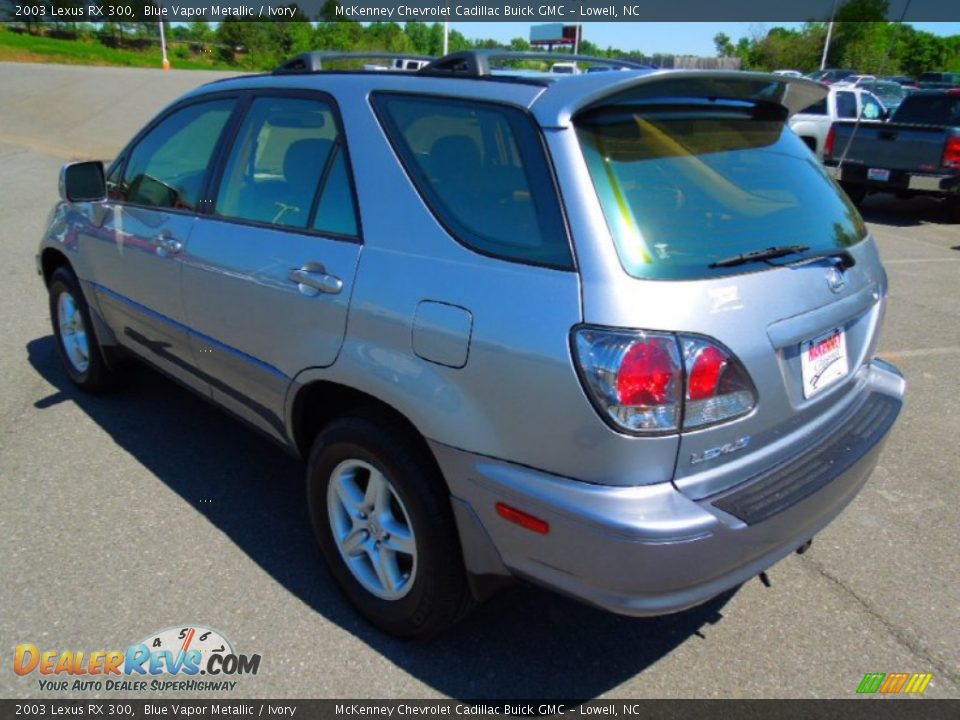 2003 Lexus RX 300 Blue Vapor Metallic / Ivory Photo #5