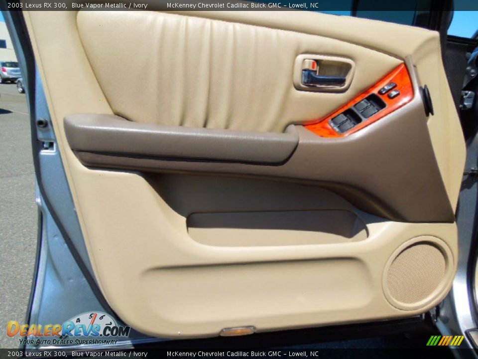 2003 Lexus RX 300 Blue Vapor Metallic / Ivory Photo #10