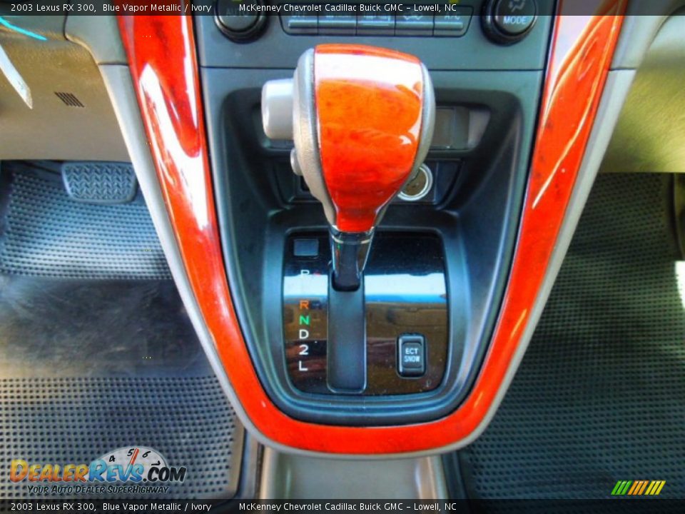 2003 Lexus RX 300 Blue Vapor Metallic / Ivory Photo #11