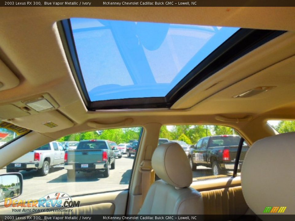 2003 Lexus RX 300 Blue Vapor Metallic / Ivory Photo #15