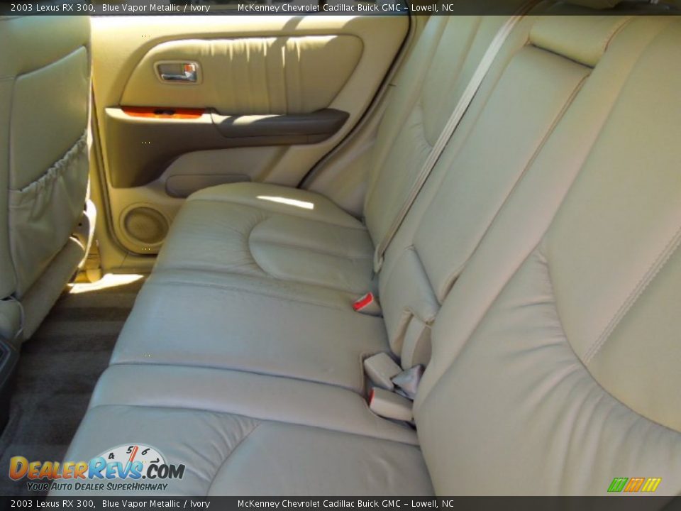 2003 Lexus RX 300 Blue Vapor Metallic / Ivory Photo #16