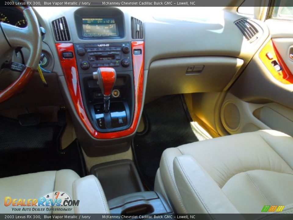 2003 Lexus RX 300 Blue Vapor Metallic / Ivory Photo #18