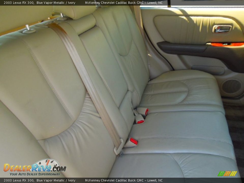 2003 Lexus RX 300 Blue Vapor Metallic / Ivory Photo #20