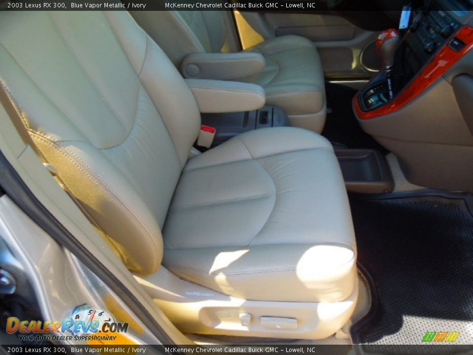 2003 Lexus RX 300 Blue Vapor Metallic / Ivory Photo #21