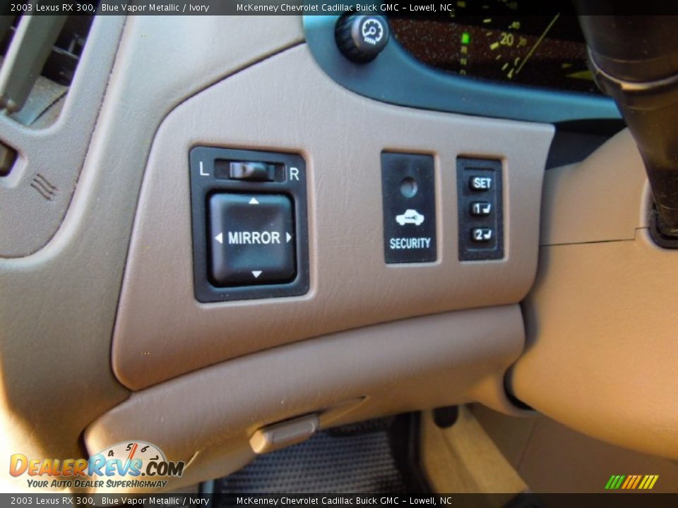 2003 Lexus RX 300 Blue Vapor Metallic / Ivory Photo #28
