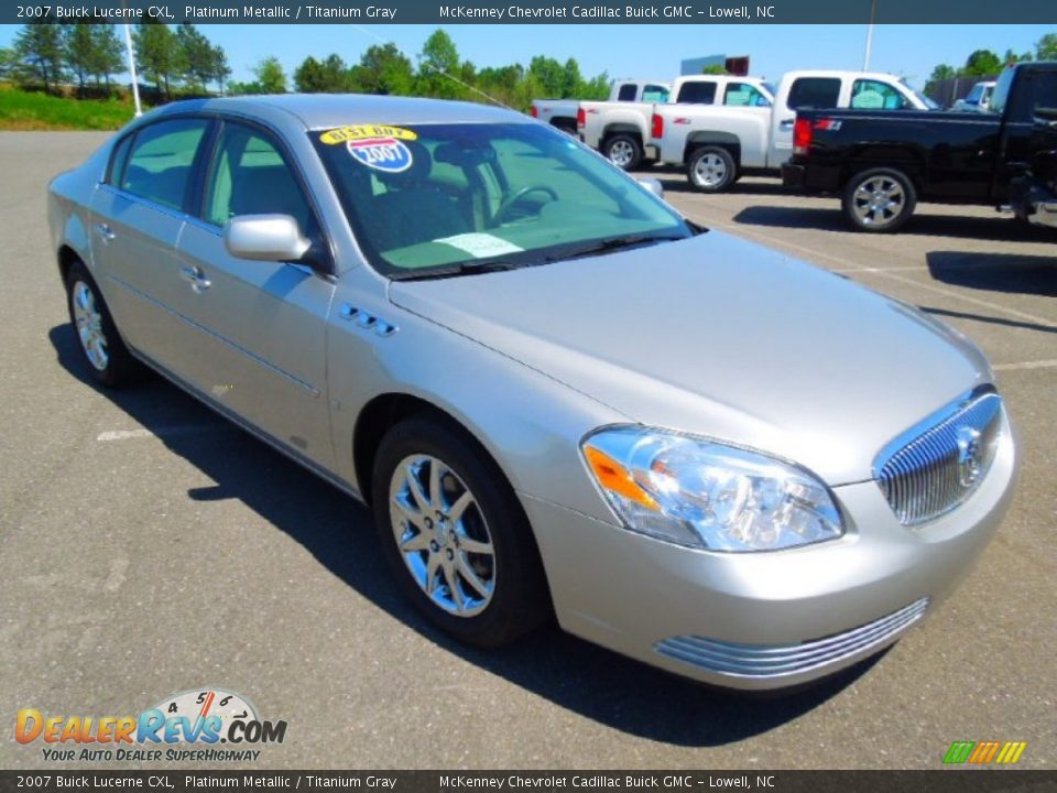 2007 Buick Lucerne CXL Platinum Metallic / Titanium Gray Photo #2