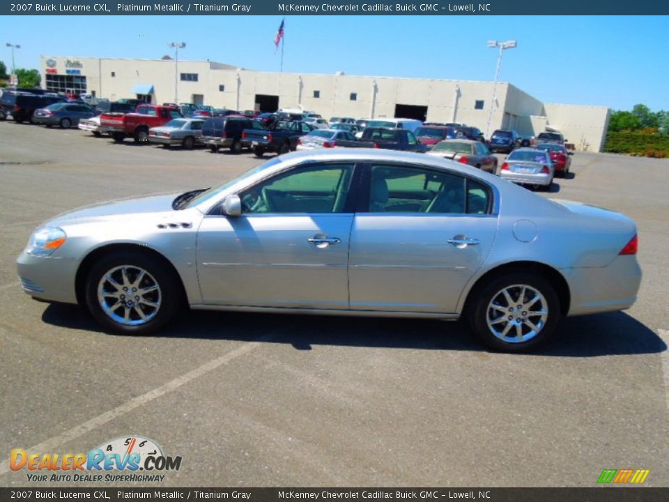 2007 Buick Lucerne CXL Platinum Metallic / Titanium Gray Photo #4