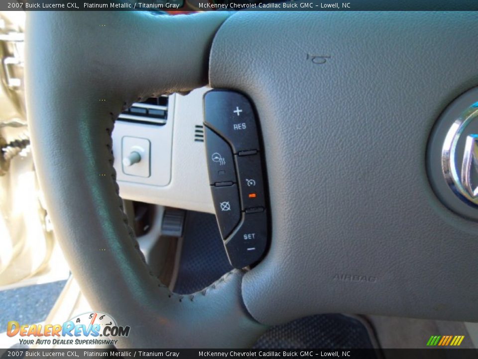 2007 Buick Lucerne CXL Platinum Metallic / Titanium Gray Photo #15