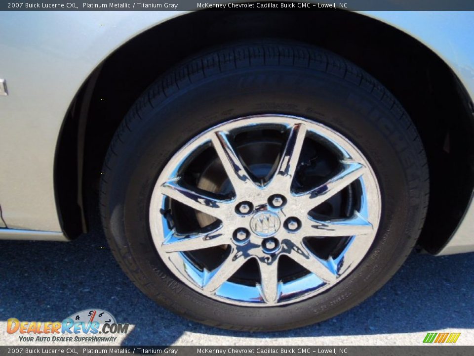 2007 Buick Lucerne CXL Platinum Metallic / Titanium Gray Photo #26