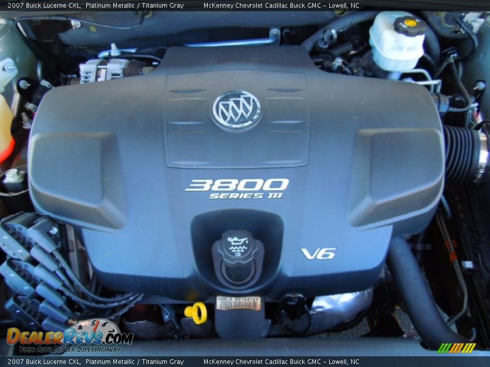 2007 Buick Lucerne CXL Platinum Metallic / Titanium Gray Photo #27