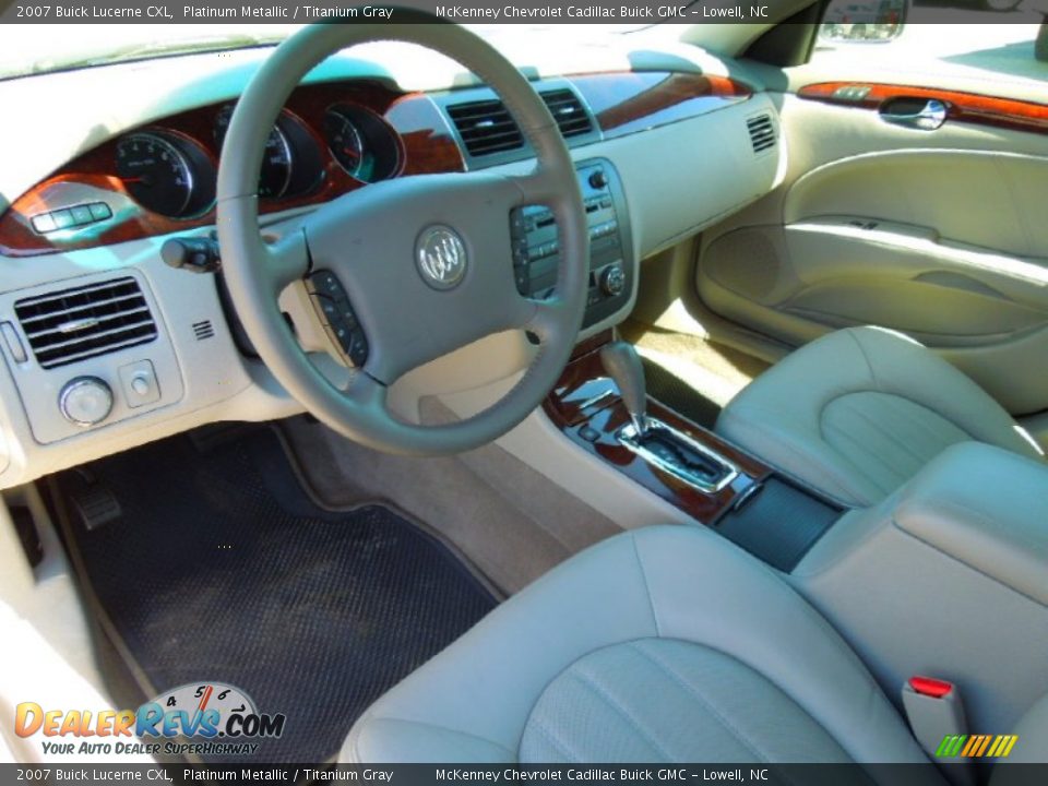 2007 Buick Lucerne CXL Platinum Metallic / Titanium Gray Photo #28