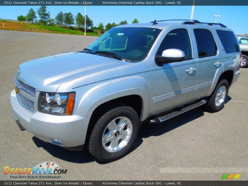 2012 Chevrolet Tahoe Z71 4x4 Silver Ice Metallic / Ebony Photo #1