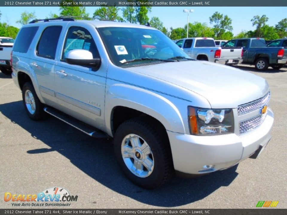 2012 Chevrolet Tahoe Z71 4x4 Silver Ice Metallic / Ebony Photo #2