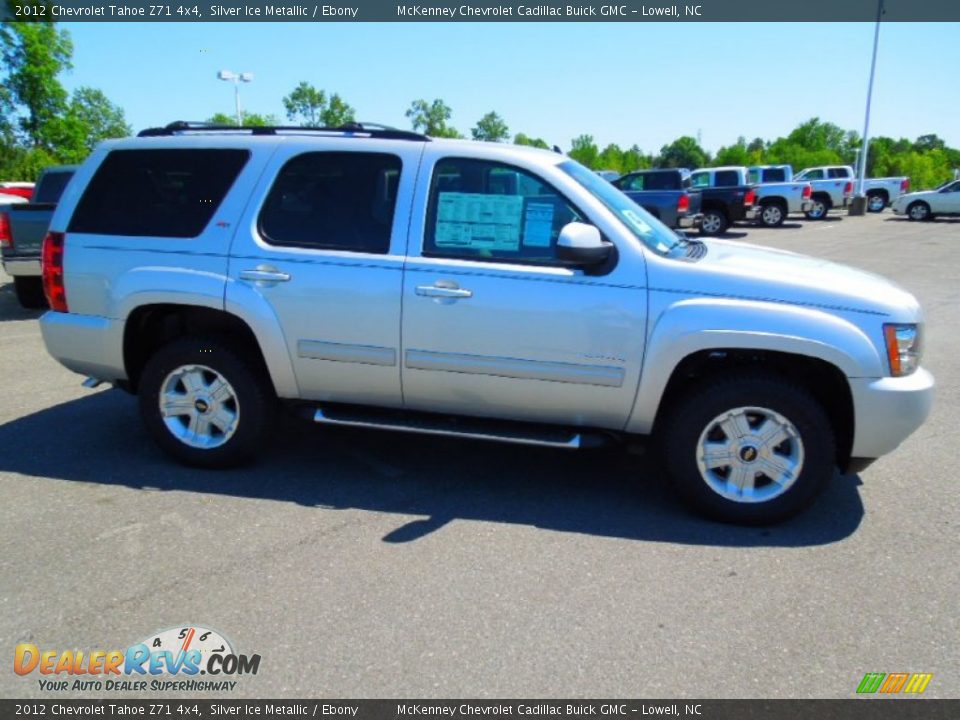 2012 Chevrolet Tahoe Z71 4x4 Silver Ice Metallic / Ebony Photo #3