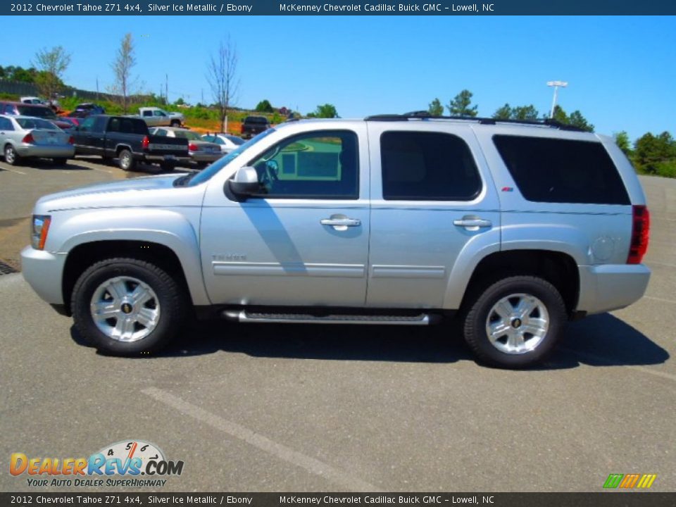 2012 Chevrolet Tahoe Z71 4x4 Silver Ice Metallic / Ebony Photo #4