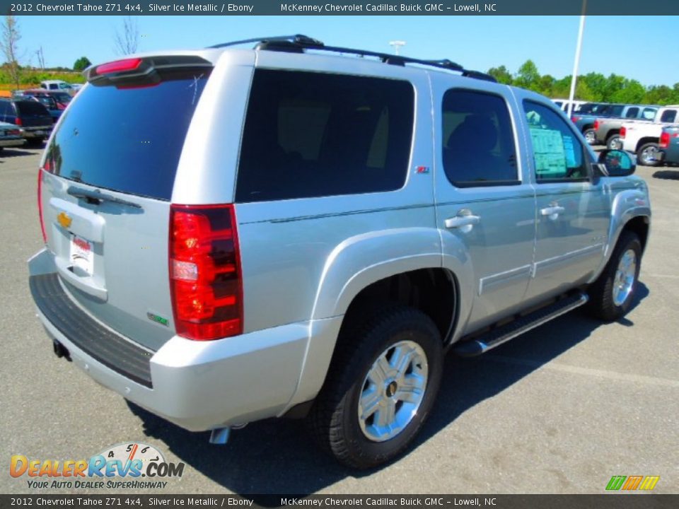 2012 Chevrolet Tahoe Z71 4x4 Silver Ice Metallic / Ebony Photo #6