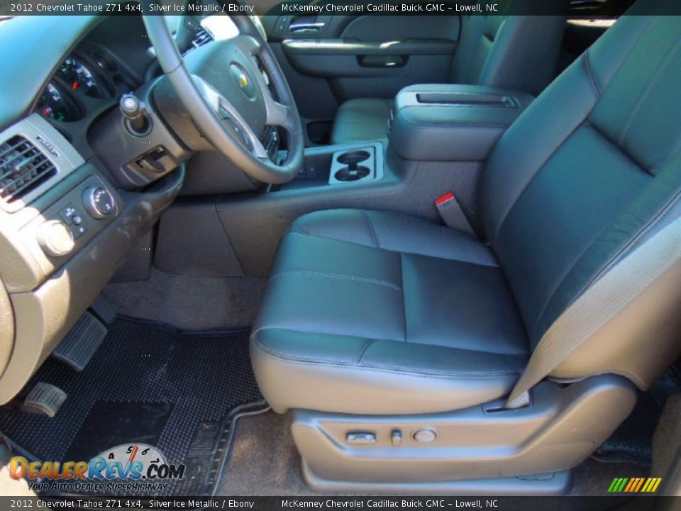 2012 Chevrolet Tahoe Z71 4x4 Silver Ice Metallic / Ebony Photo #8