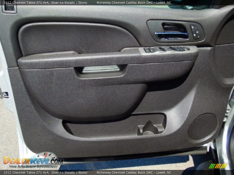 2012 Chevrolet Tahoe Z71 4x4 Silver Ice Metallic / Ebony Photo #11