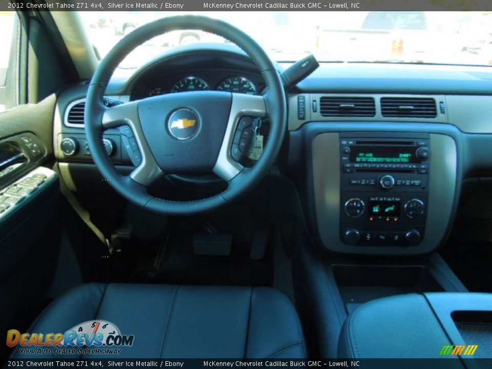 2012 Chevrolet Tahoe Z71 4x4 Silver Ice Metallic / Ebony Photo #20
