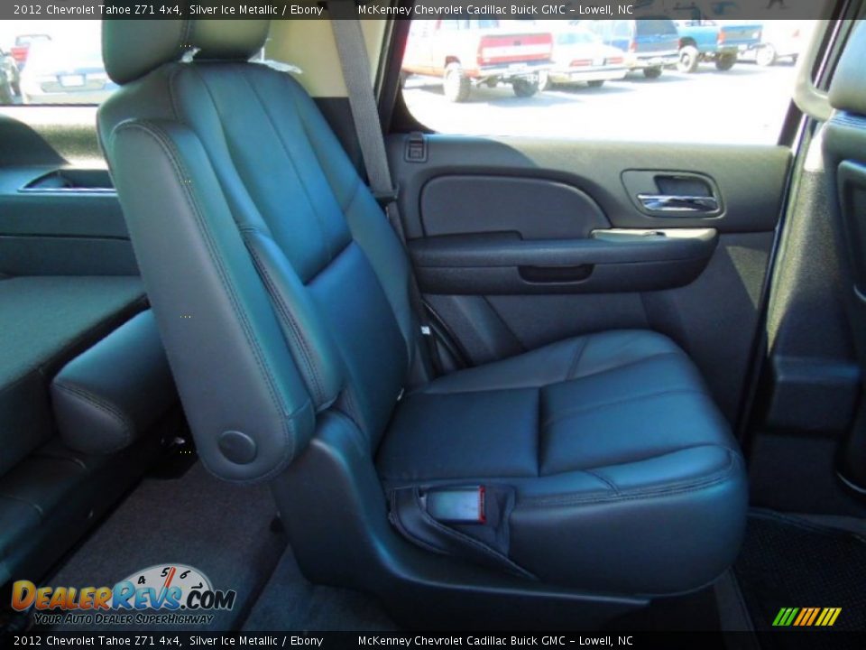 2012 Chevrolet Tahoe Z71 4x4 Silver Ice Metallic / Ebony Photo #24