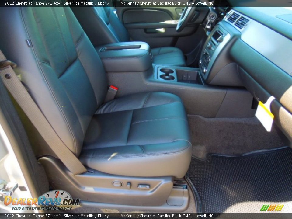 2012 Chevrolet Tahoe Z71 4x4 Silver Ice Metallic / Ebony Photo #25